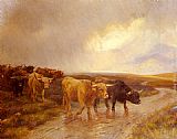 Famous Cattle Paintings - Highland Cattle